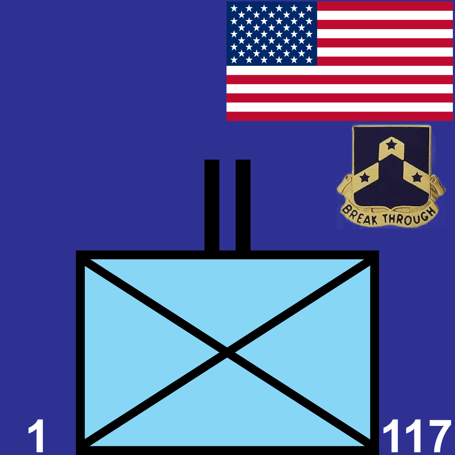 1st Battalion, 117th Infantry Regiment icon